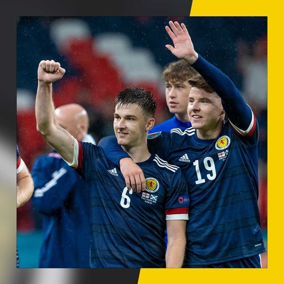 Billy Gilmour and Robertson