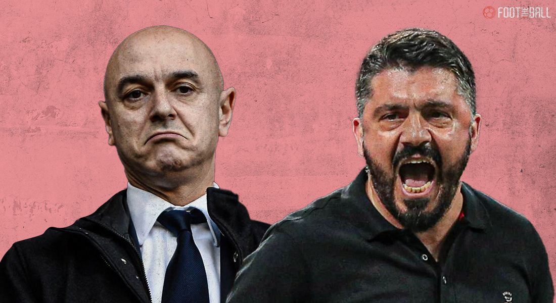 Daniel Levy - upset, Gattuso