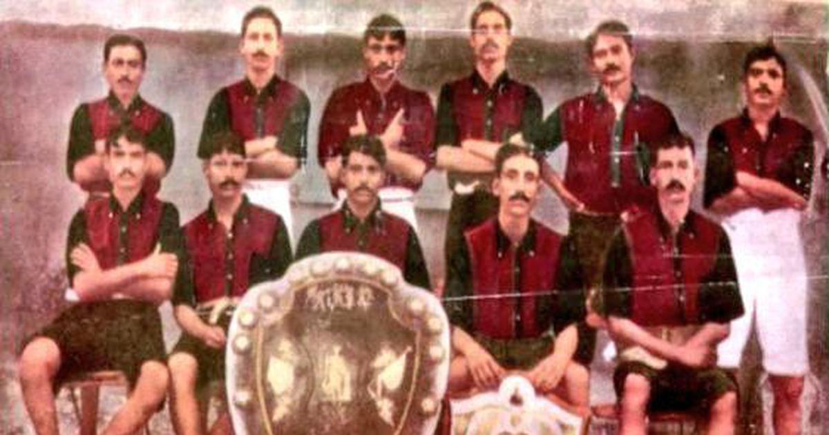 Mohun Bagan team that won the 1911 IFA Shield