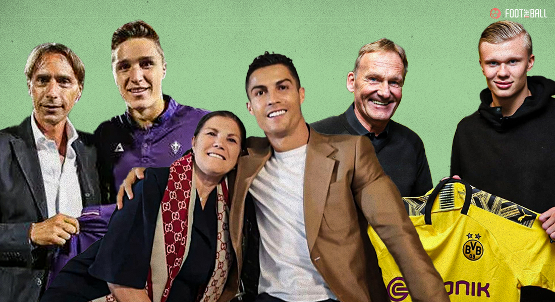 Enrico Chiesa, Federico Chiesa, Dolores Aviero, Cristiano Ronaldo, Alf-Inge Haaland, Erling Haaland