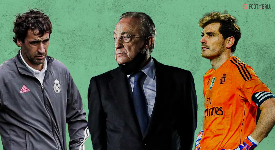Real Madrid president Florentino Perez calls Raul and Casillas scams