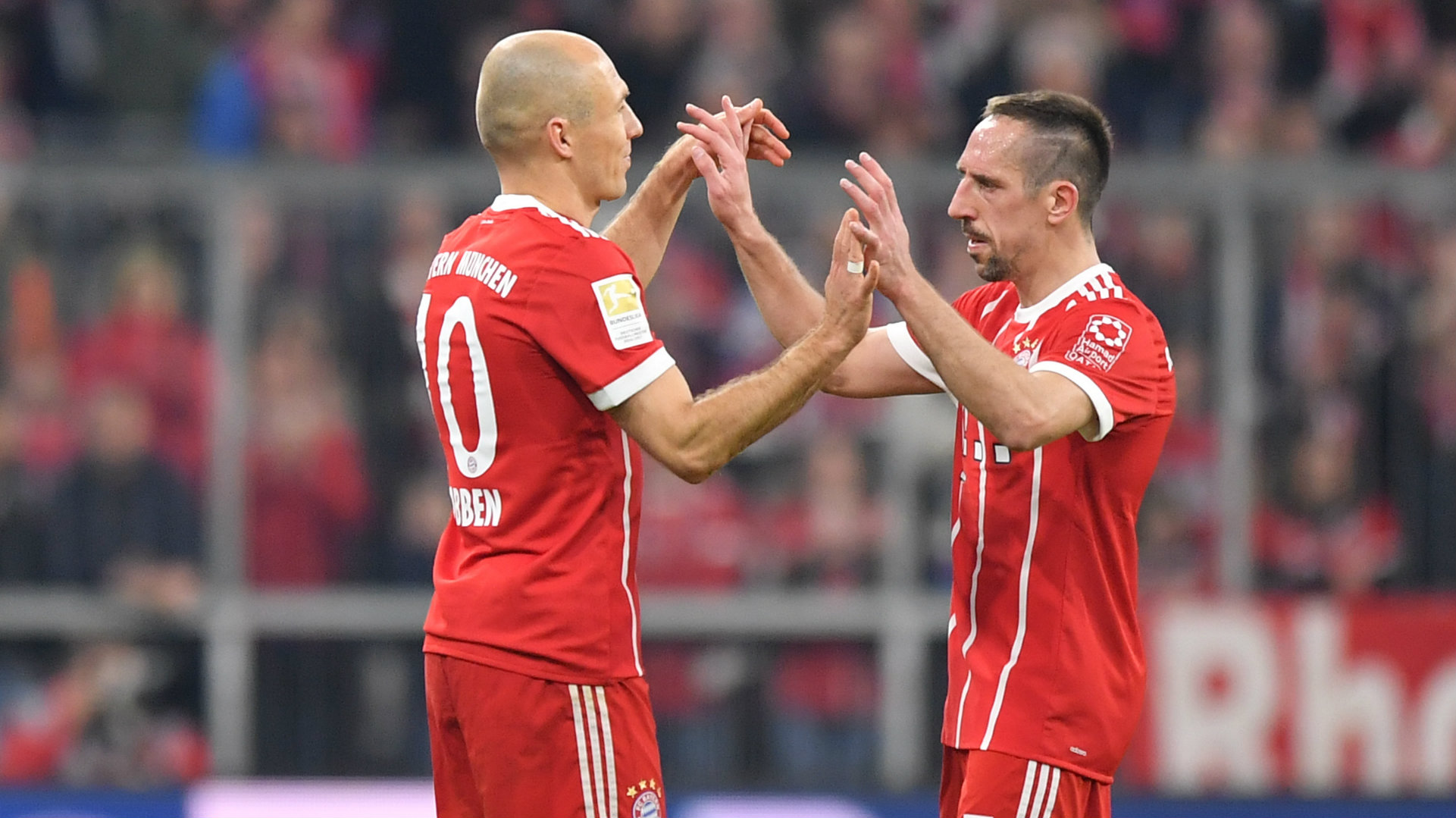 Arjen Robben and Frank Ribery