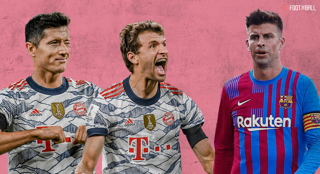 Robert Lewandowski, Thomas Muller, Gerard Pique