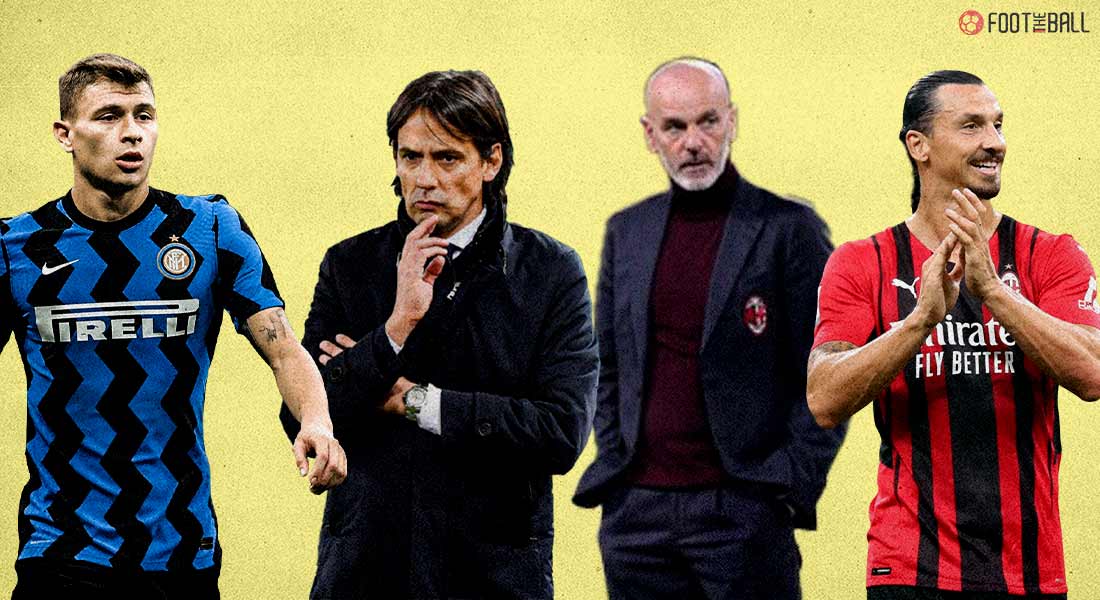 Nico Barella, Simone Inzaghi, Stefano Pioli, Zlatan Ibrahimovic