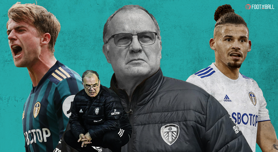 Patrick Bamford, Marcelo Bielsa, Kalvin Phillips