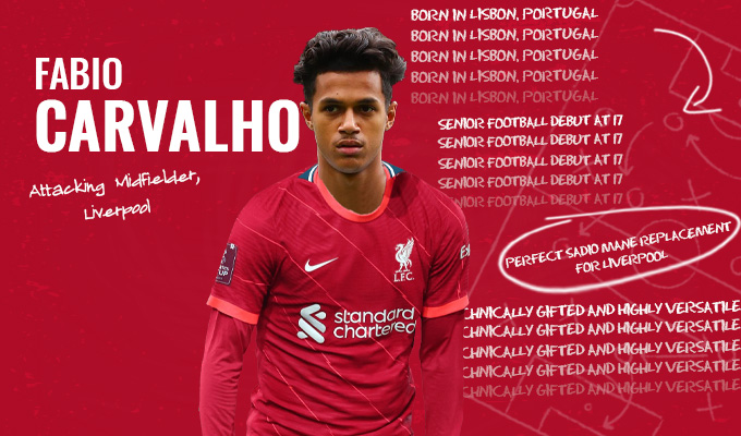 Fabio Carvalho young liverpool star