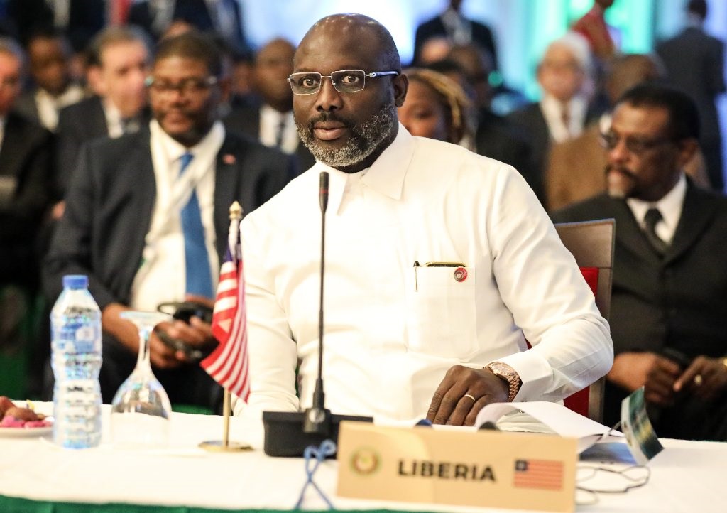 George Weah as President of Liberia