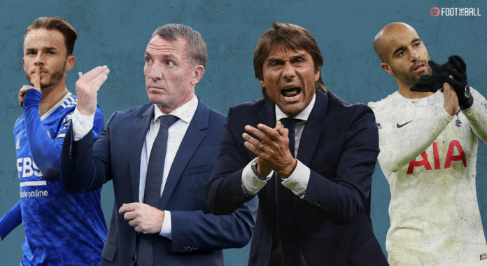 James Maddison, Brendan Rodgers, Antonio Conte, Lucas Moura
