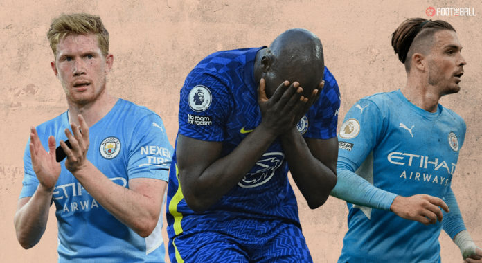 Kevin De Bruyne, Romelu Lukaku, Jack Grealish