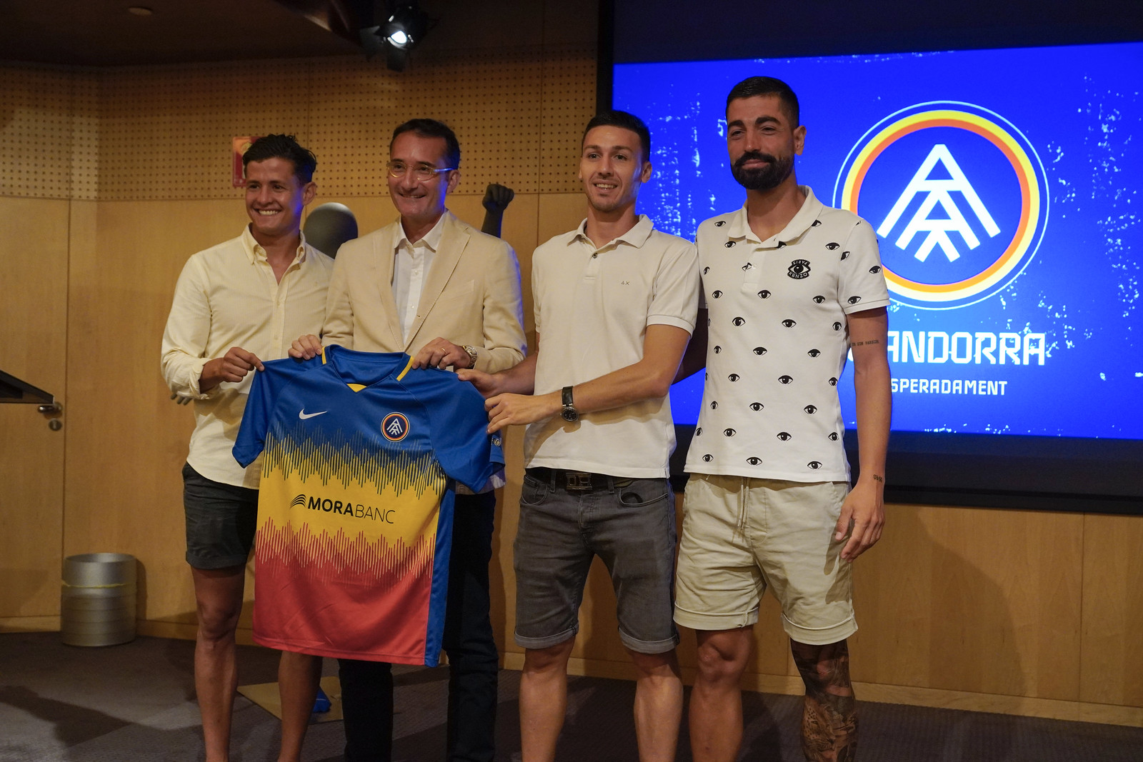 FC Andorra new logo unveiling