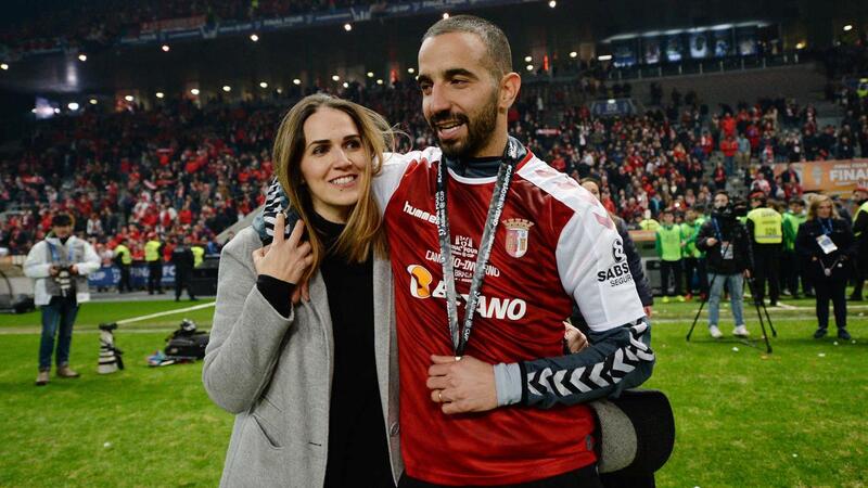 Ruben Amorim after winning the Taca da Portugal