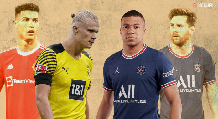 messi ronaldo rivalry coming to an end as mbappe haaland catch on