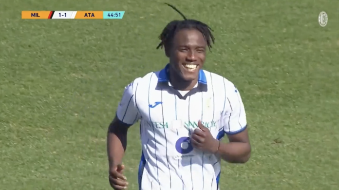 Moustapha Cisse playing for Atalanta reserves