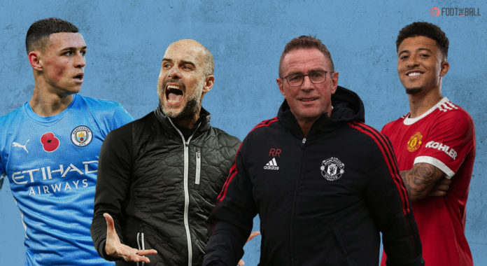 match preview city vs utd Phil Foden, Pep Guardiola, Ralf Rangnick, Jadon Sancho