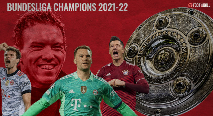 Julian Nagelsmann, Thomas Muller, Manuel Neuer, Robert Lewandowski, Bundesliga title