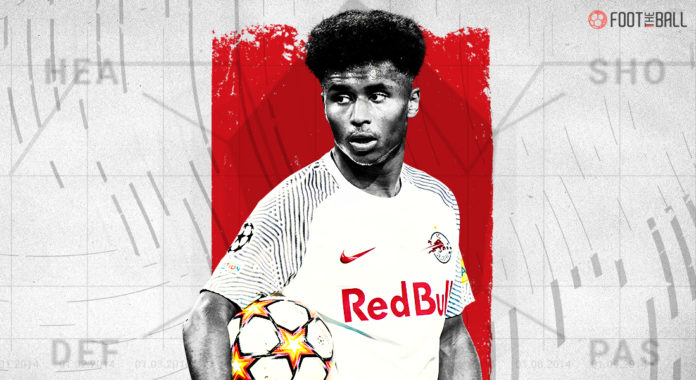 Karim Adeyemi Feature Image Karim Adeyemi, Red Bull Salzburg Borussia Dortmund Erling Haaland Centre Forward