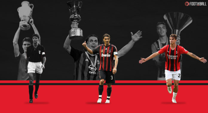 Maldinis daniel maldini with trophy
