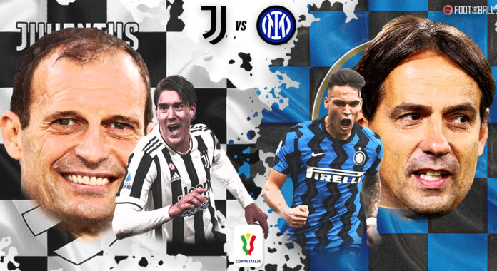 Max Allegri, Dusan Vlahovic, Lautaro Martinez, Simone Inzaghi