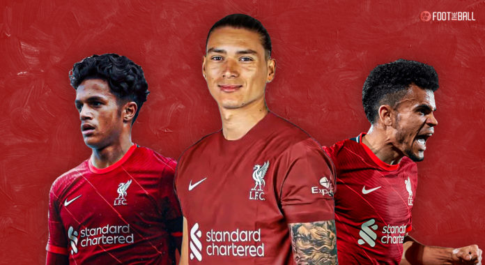 Fabio Carvalho, Darwin Nunez, Luis Diaz