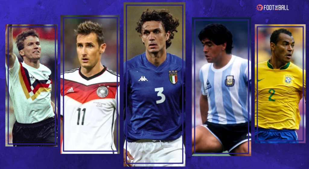 Top 10 Players With The Most FIFA World Cup Appearances