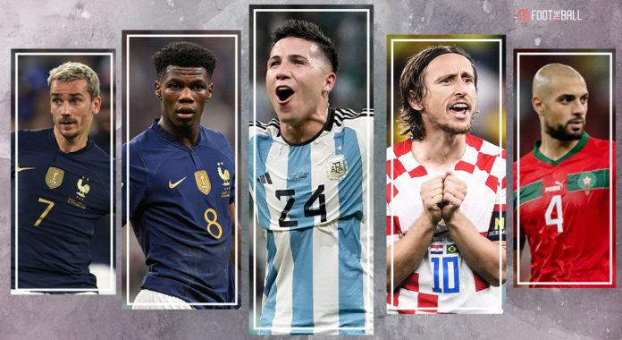 Best midfielders FIFA World Cup 2022