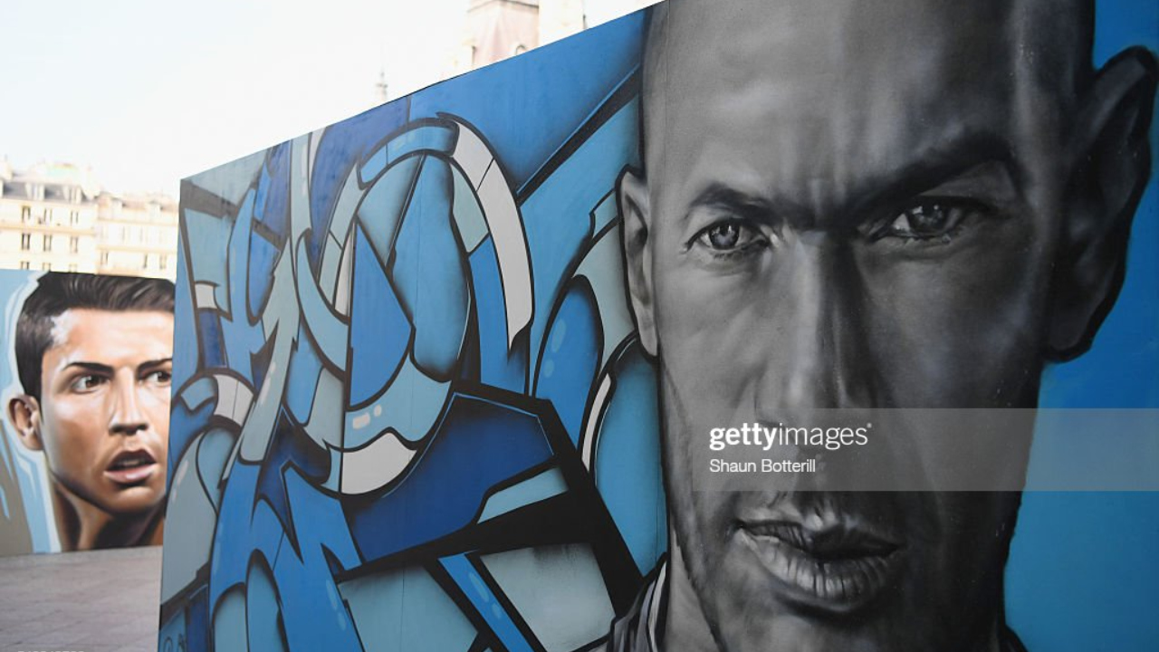 Zinedine Zidane mural
