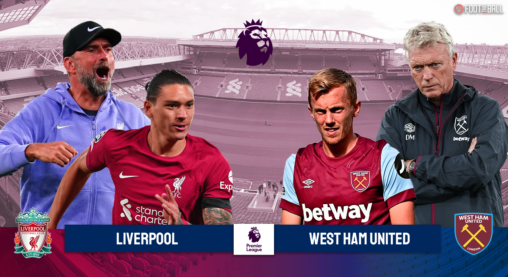 Premier League Preview Liverpool vs West Ham Utd- Prediction And Lineups