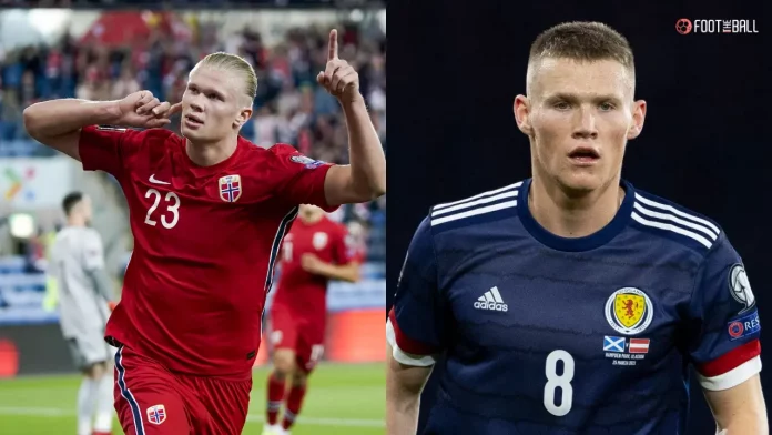 Norway National Football team vs Scotland National Football Timeline